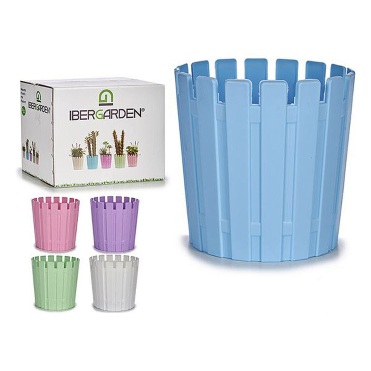 Cache-pot Ibergarden Plastique 13,5 x 12,5 x 13,5 cm