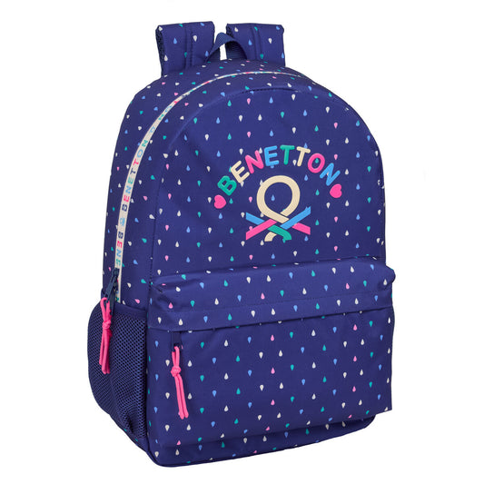 Cartable Benetton Drop Multicouleur 30 x 46 x 14 cm