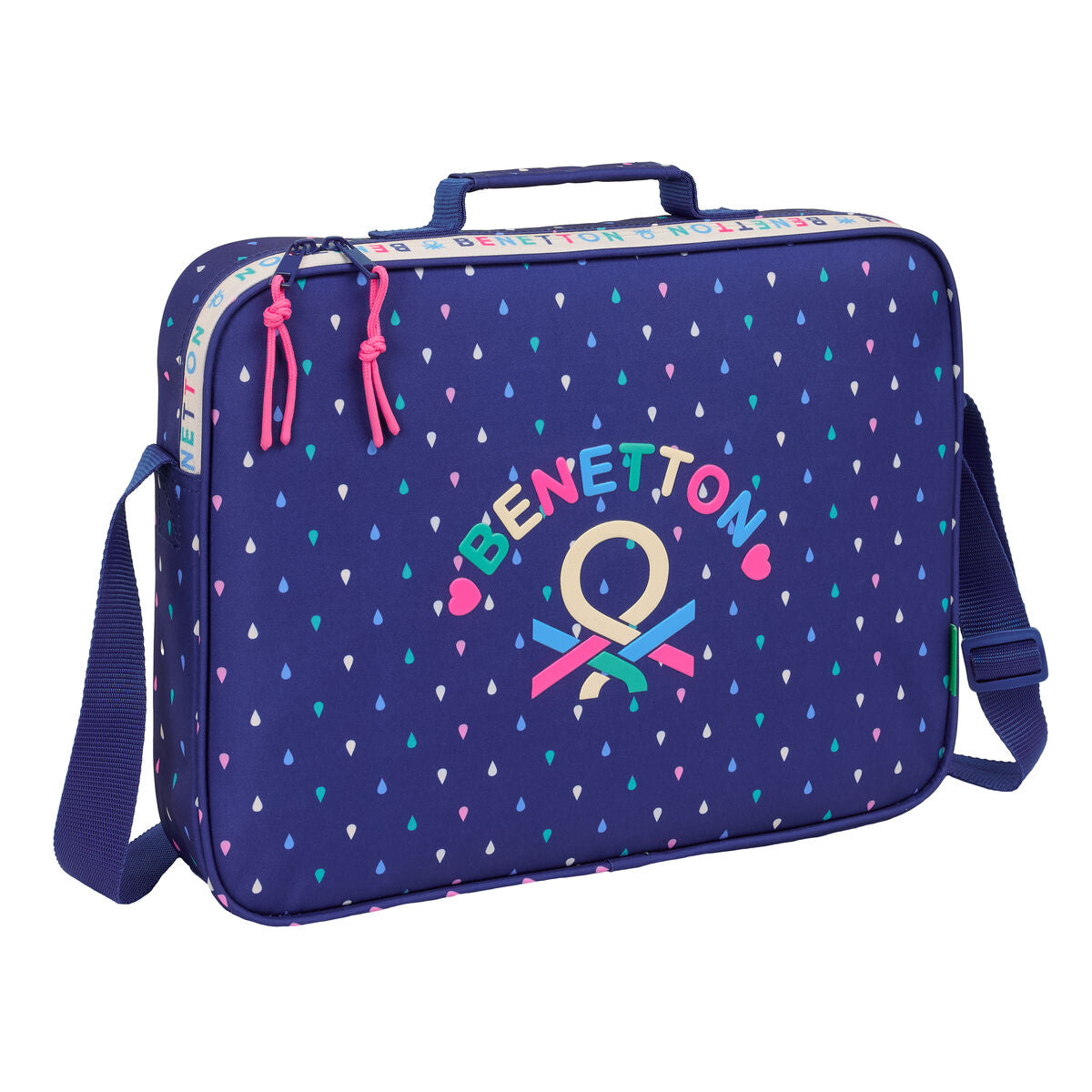 Cartable Benetton Drop Multicouleur 38 x 28 x 6 cm
