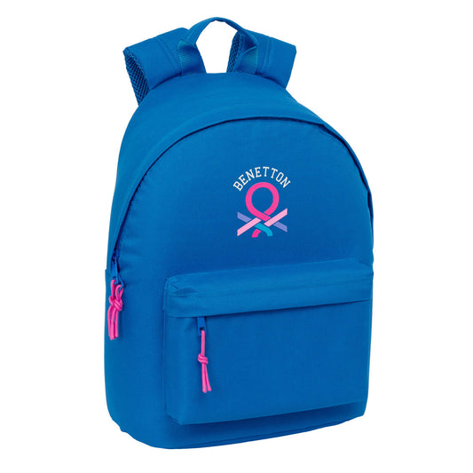 Cartable Benetton benetton basics Bleu 31 x 41 x 16 cm