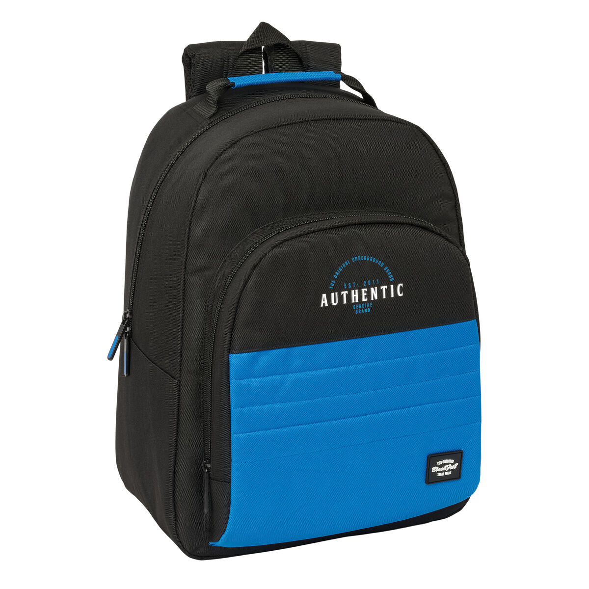 Cartable BlackFit8 Underground Bleu Noir 32 x 42 x 15 cm