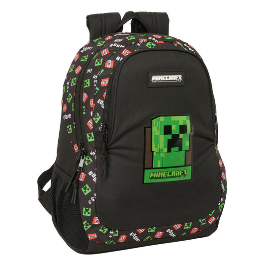Cartable Minecraft Noir 32 x 44 x 16 cm