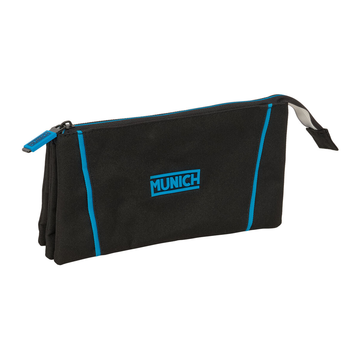 Cartable Munich Road Bleu Noir 22 x 12 x 3 cm