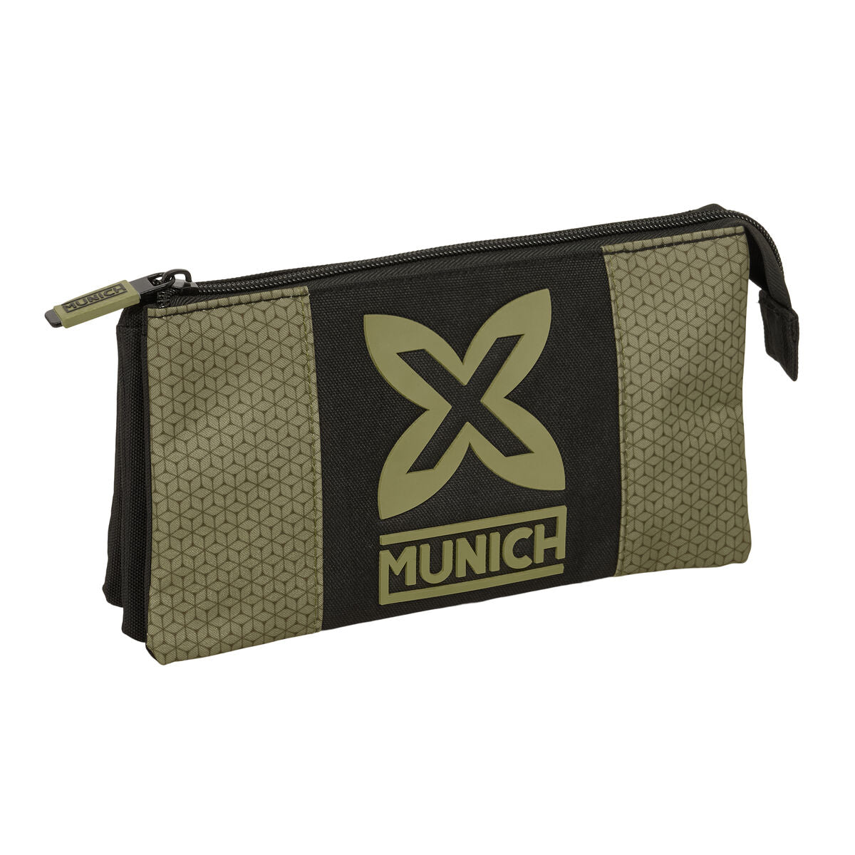 Cartable Munich West Noir Vert 22 x 12 x 3 cm