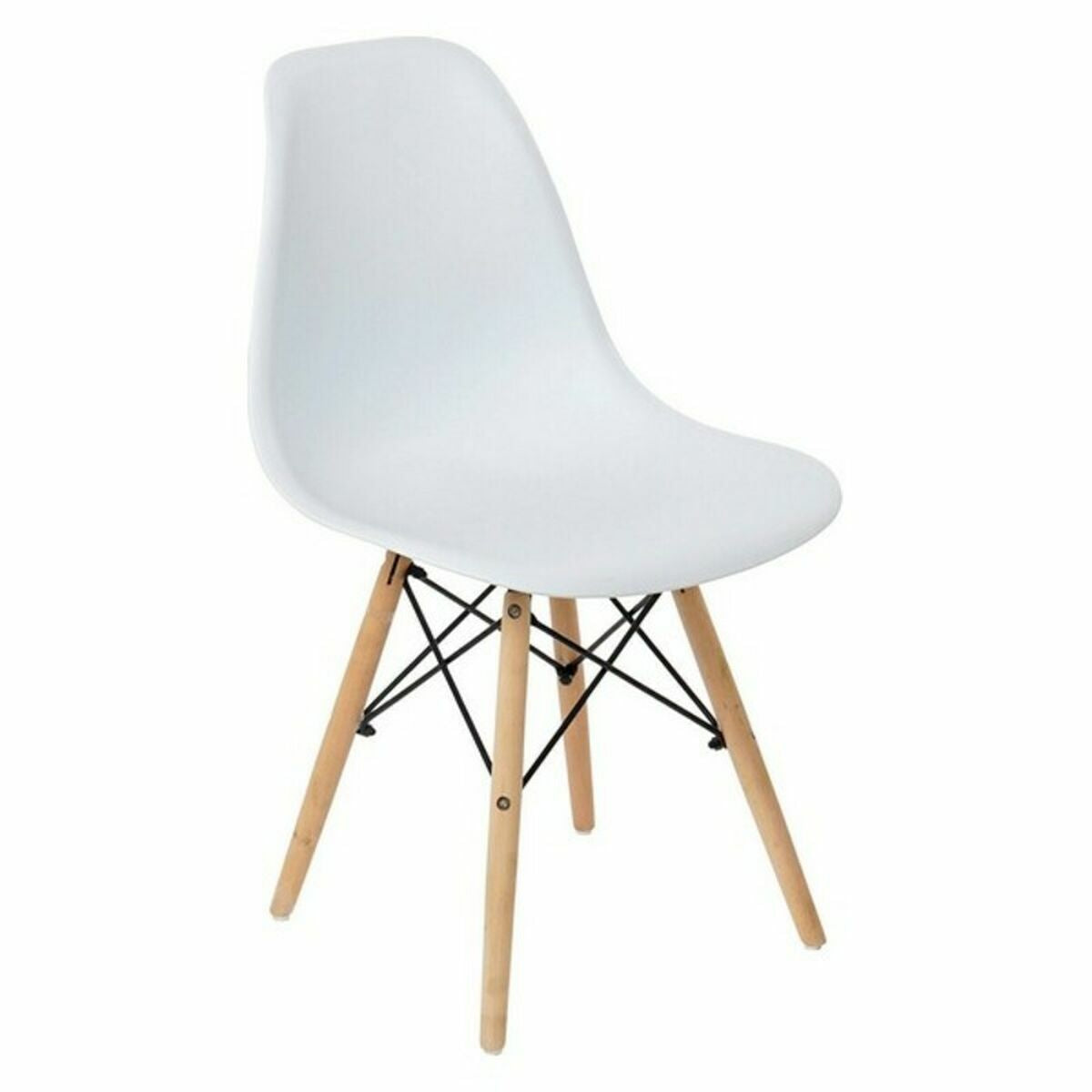 Chaise de Salle à Manger DKD Home Decor Blanc (Reconditionné B)