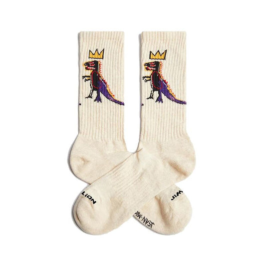 Chaussettes Jimmy Lion Athletic Basquiat Pez Dis Marron