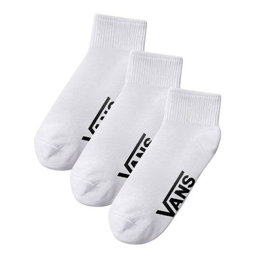 Chaussettes de Sport Vans Classic Quarter Crew Blanc 3 Pièces