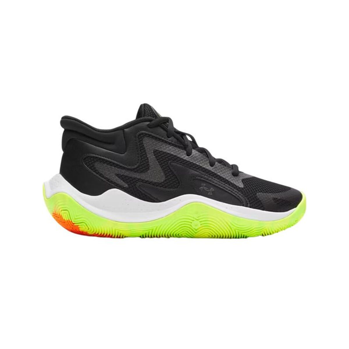 Chaussures de Basket-Ball pour Enfants Under Armour Gs Jet '25 Noir