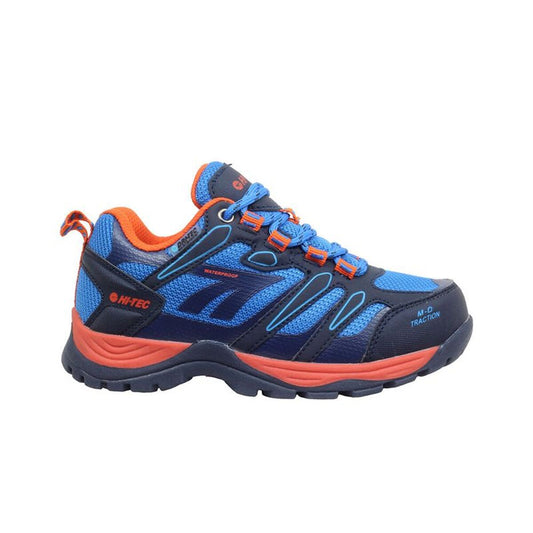 Chaussures de Sport pour Enfants Hi-Tec Muflon Low WP Bleu