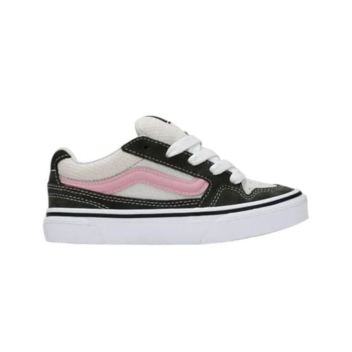 Chaussures de Sport pour Enfants Vans Caldrone Popm Noir Rose