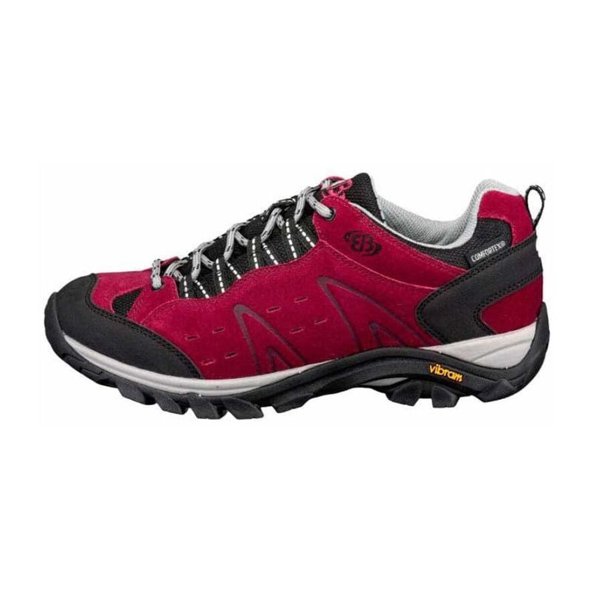 Chaussures de marche pour femme Brütting Mount Bona Low Rouge foncé