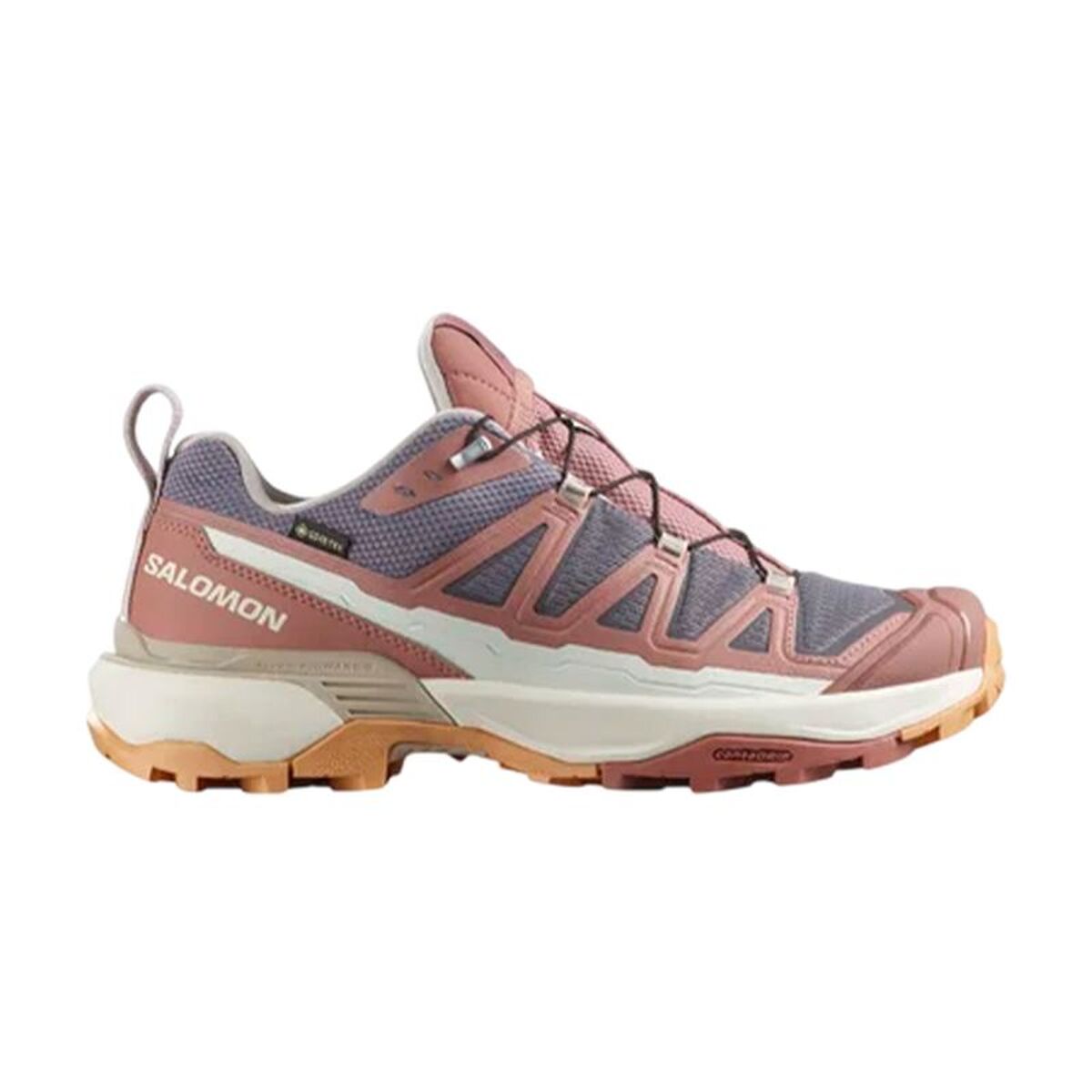 Chaussures de marche pour femme Salomon X Ultra 360 Edge Gtx Rouge carmin Rose clair