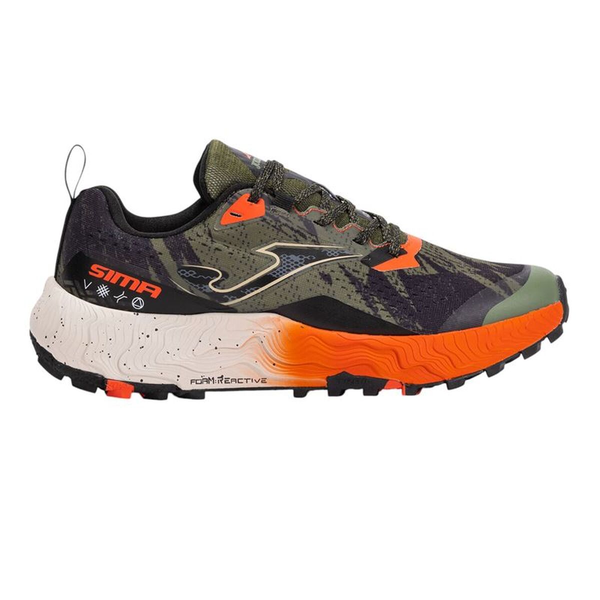 Chaussures de trail pour homme (course en montagne) Joma Sport Sima 2523 Olive