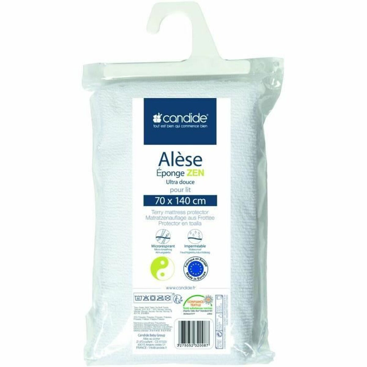 Cot protector Candide White