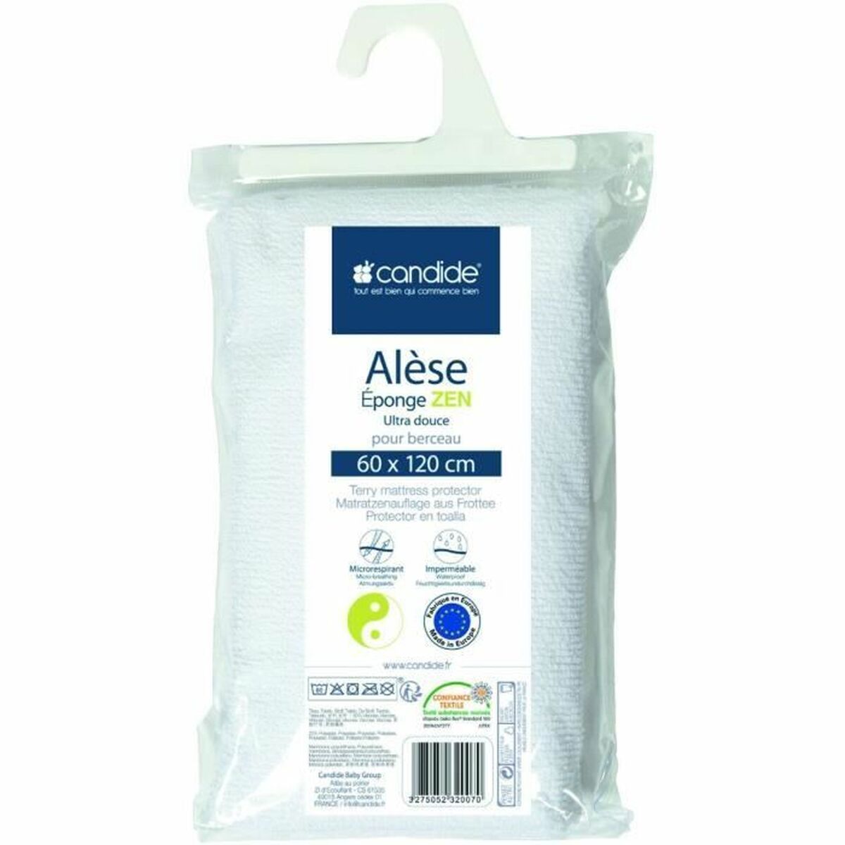 Cot protector Candide White
