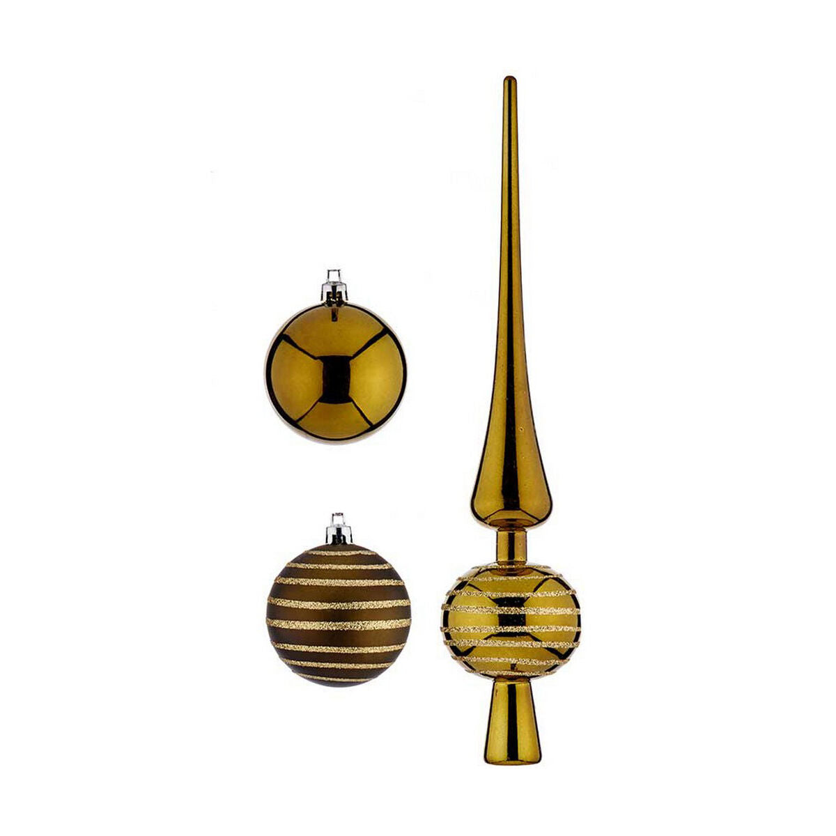 Décorations de Noël Krist+ Vert PVC Décoration Suspendue 19 Pièces