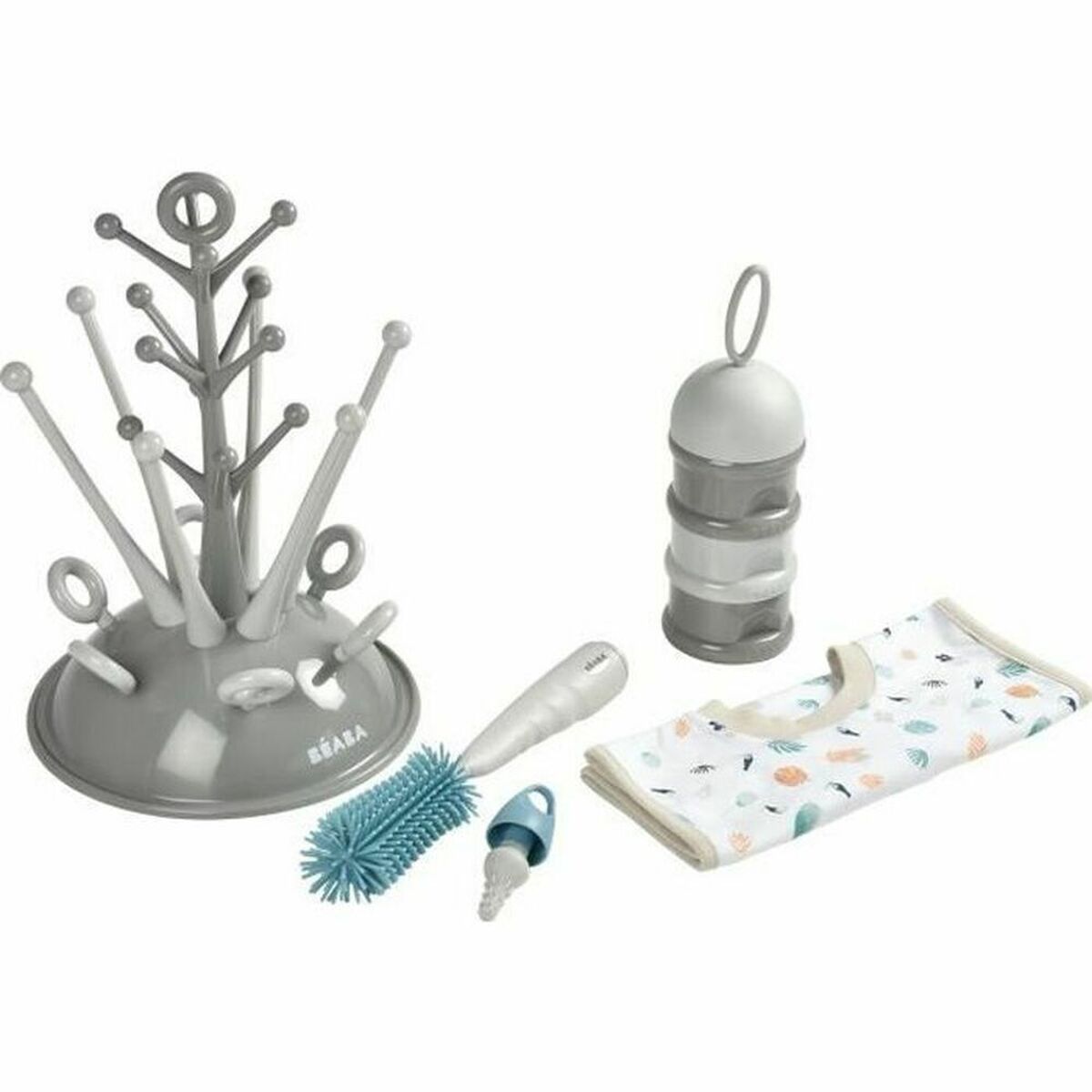 Dinnerware Set Béaba Polyester Silicone 4 Pieces (2 Units)