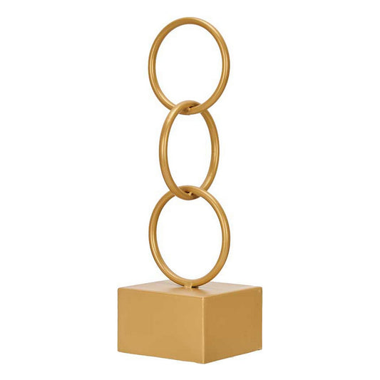 Figurine Décorative Gift Decor Doré Anneaux 12,5 x 40,5 x 12,5 cm