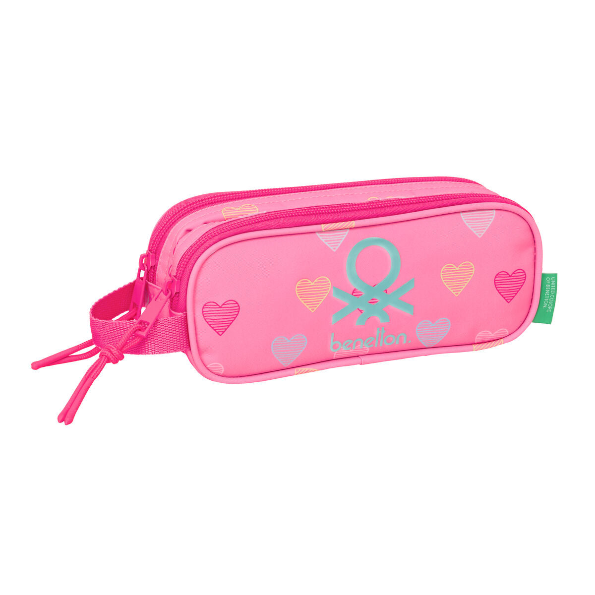 Fourre-tout Benetton Heart Rose 21 x 8 x 6 cm