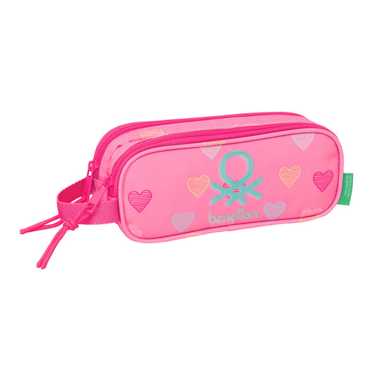 Fourre-tout Benetton Heart Rose 21 x 8 x 6 cm