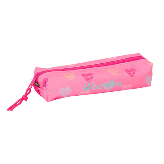 Fourre-tout Benetton Heart Rose 22 x 4 x 7 cm