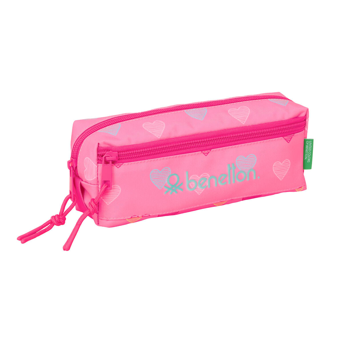 Fourre-tout Benetton Heart Rose 22 x 8,5 x 6 cm