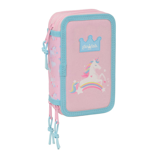 Fourre-tout Glow Lab Rose 12,5 x 19,5 x 5,5 cm 37 Pièces