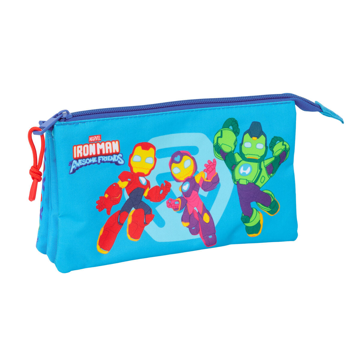 Fourre-tout Iron Man Multicouleur 22 x 12 x 3 cm