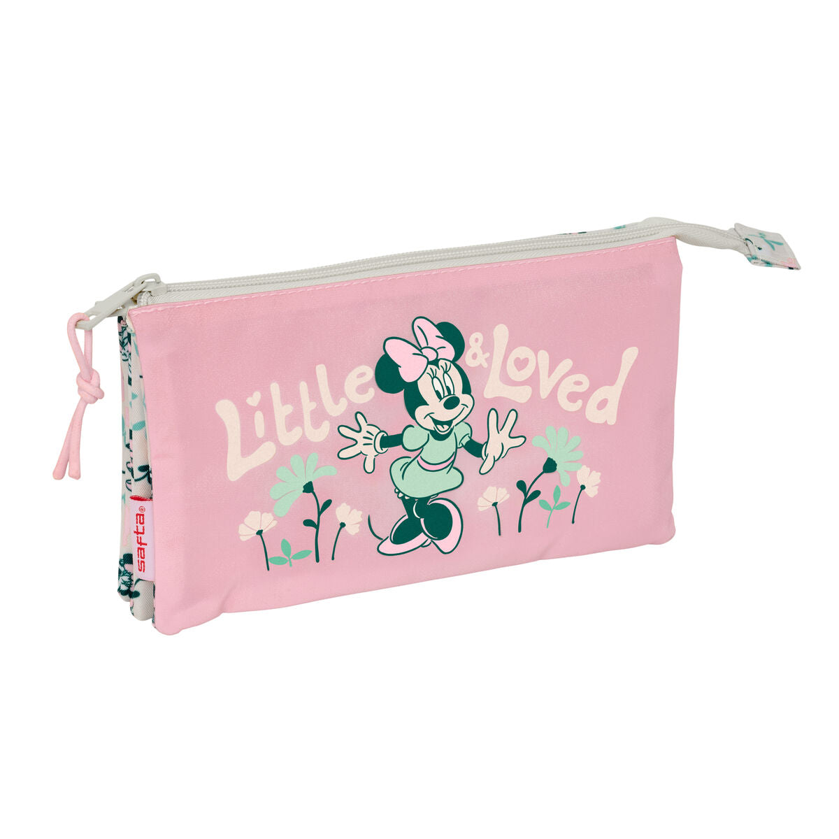 Fourre-tout Minnie Mouse Minty Rose 22 x 12 x 3 cm