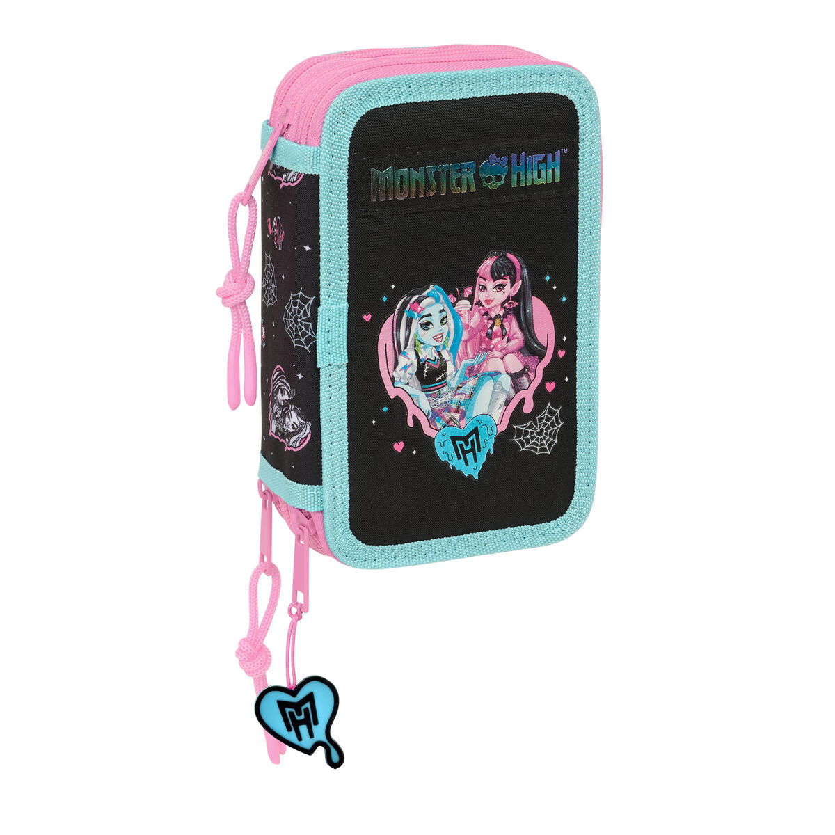 Fourre-tout Monster High Noir 12,5 x 19,5 x 5,5 cm 37 Pièces