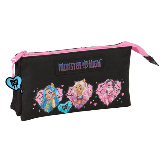 Fourre-tout Monster High Noir 22 x 12 x 3 cm