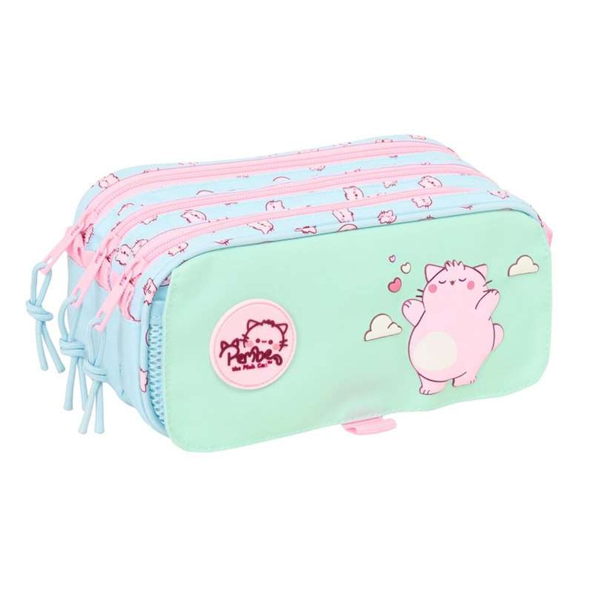 Fourre-tout Safta The pink cat 21,5 x 10 x 8 cm