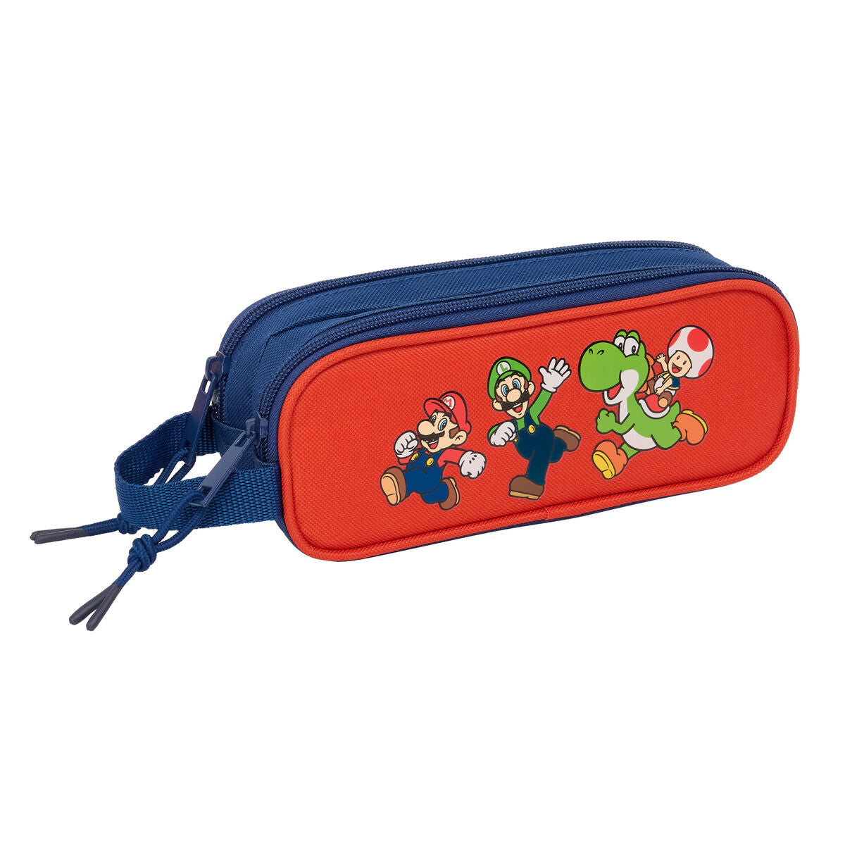 Fourre-tout Super Mario Mamma mia Rouge Blue marine 21 x 8 x 6 cm