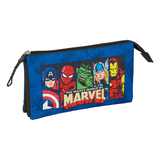 Fourre-tout The Avengers Bleu Noir 22 x 12 x 3 cm