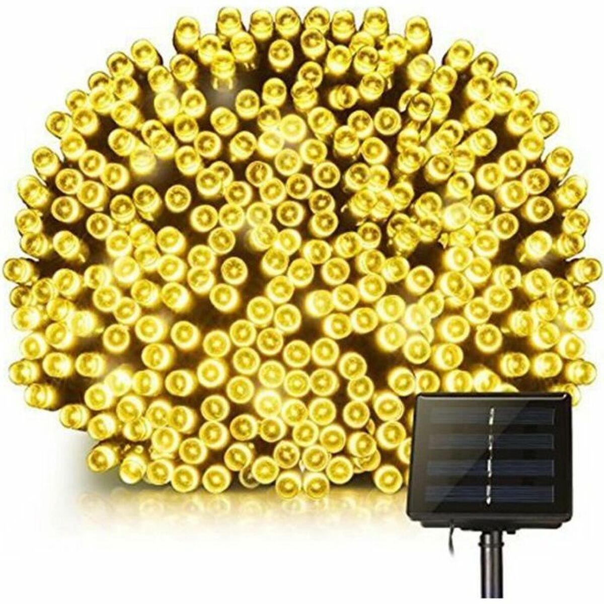 Guirlande lumineuse LED Lumisky YOGY SOLAR WARM 400 LEDS Noir noir 1 W