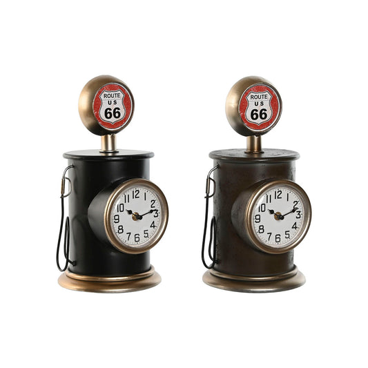 Horloge de table Home ESPRIT Multicouleur Métal