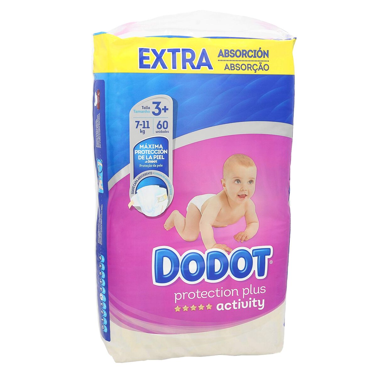 Hygiene set Dodot DODOT ACTIVITY EXTRA (60 Units)