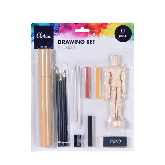 Kit de Dessin Artist (12 Pcs)