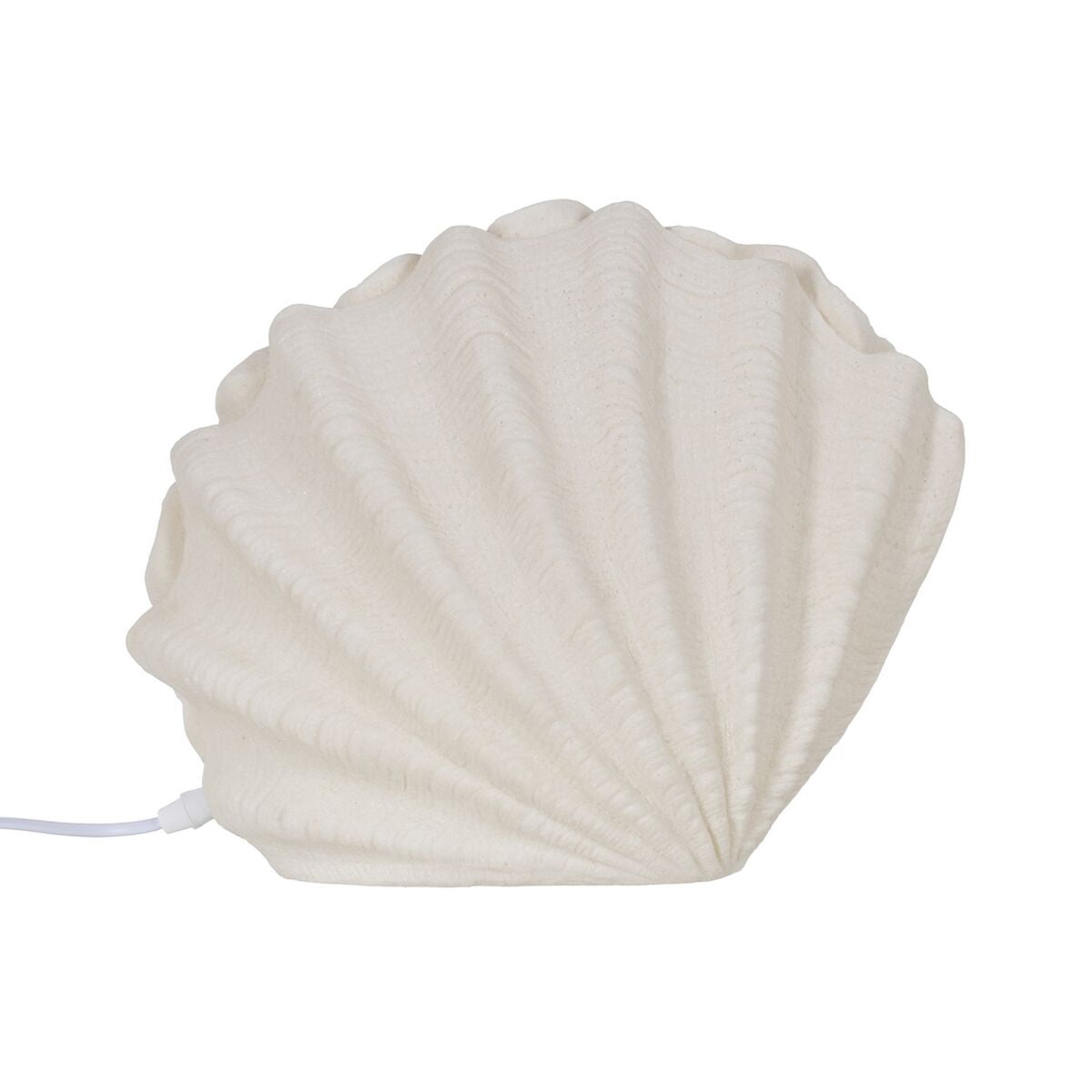 Lampe de bureau Blanc Résine Pierre Sable 35,5 x 18 x 28,2 cm