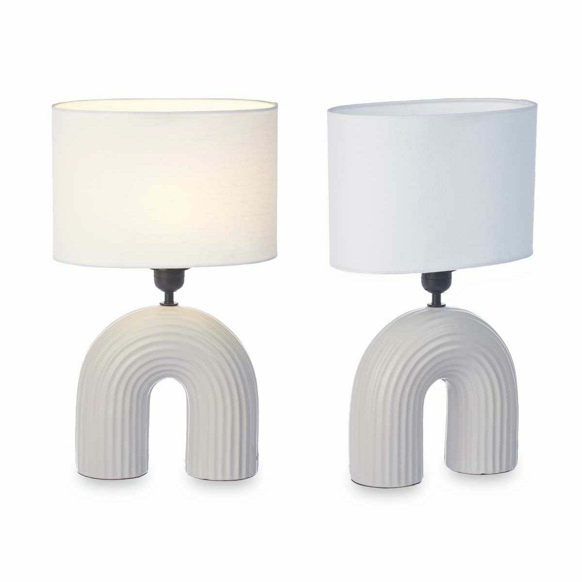 Lampe de bureau Gift Decor Turquoise Pourpre 60 W Pont 4 Unités