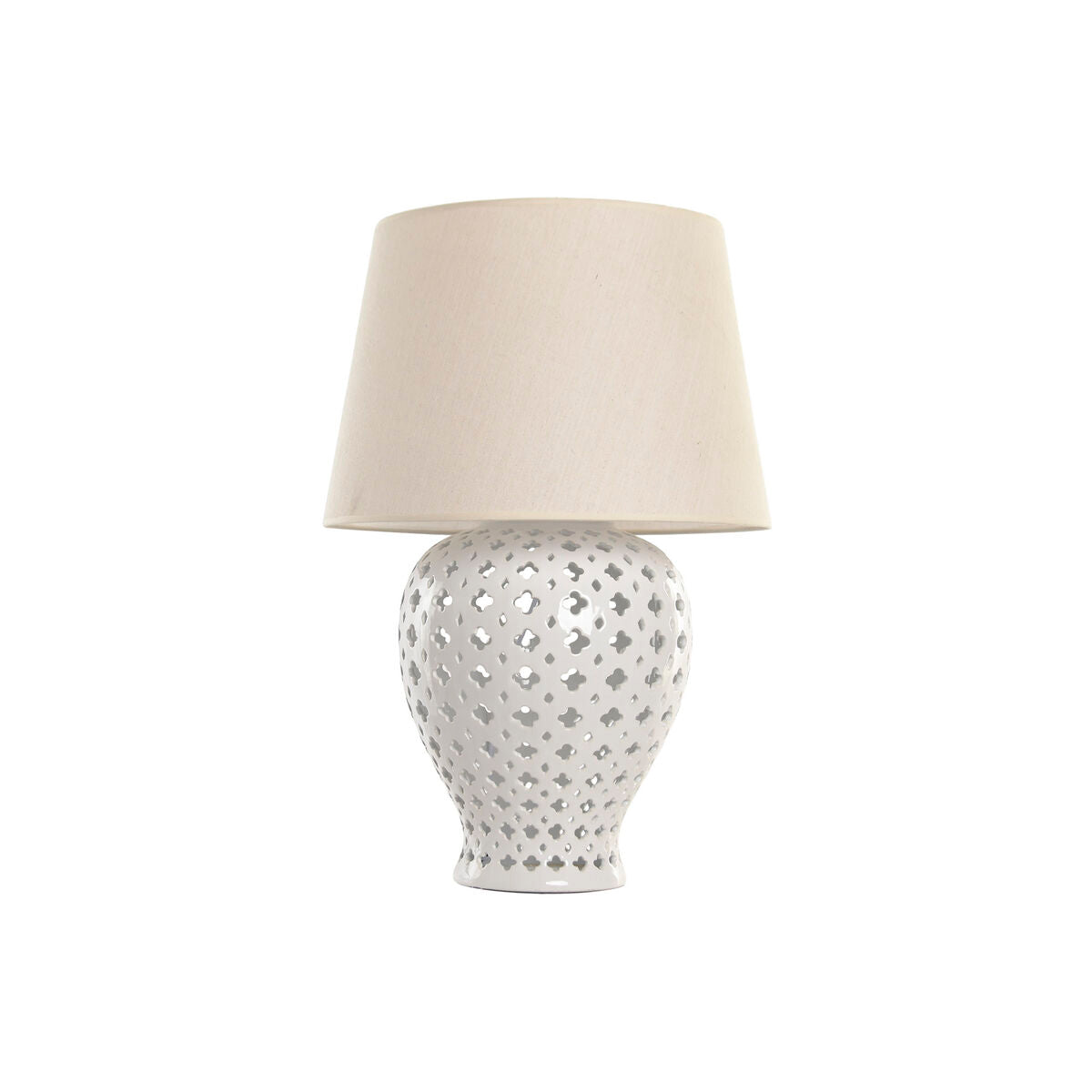 Lampe de bureau Home ESPRIT Blanc Beige 220 V
