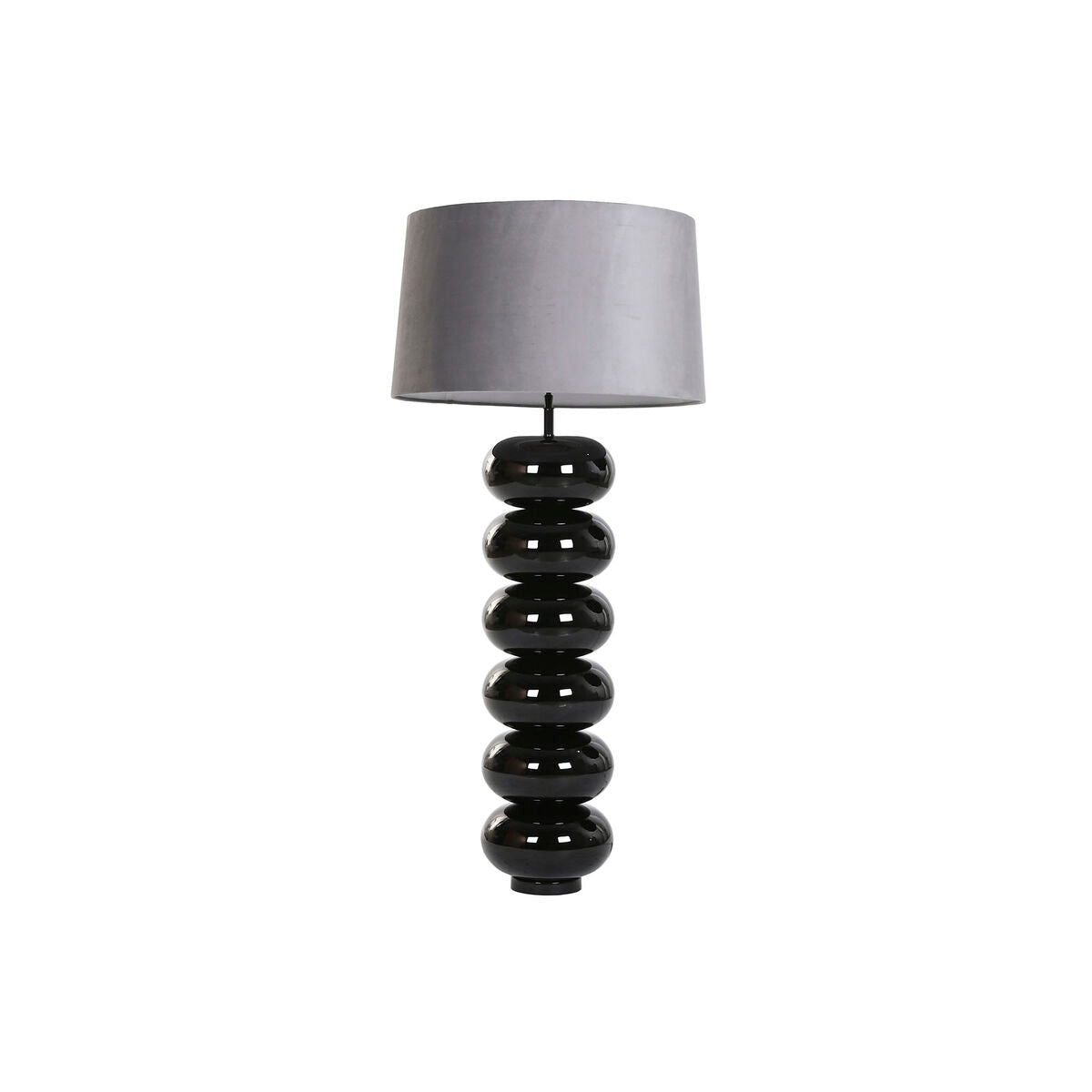 Lampe de bureau Home ESPRIT Noir Gris 50 W 220 V
