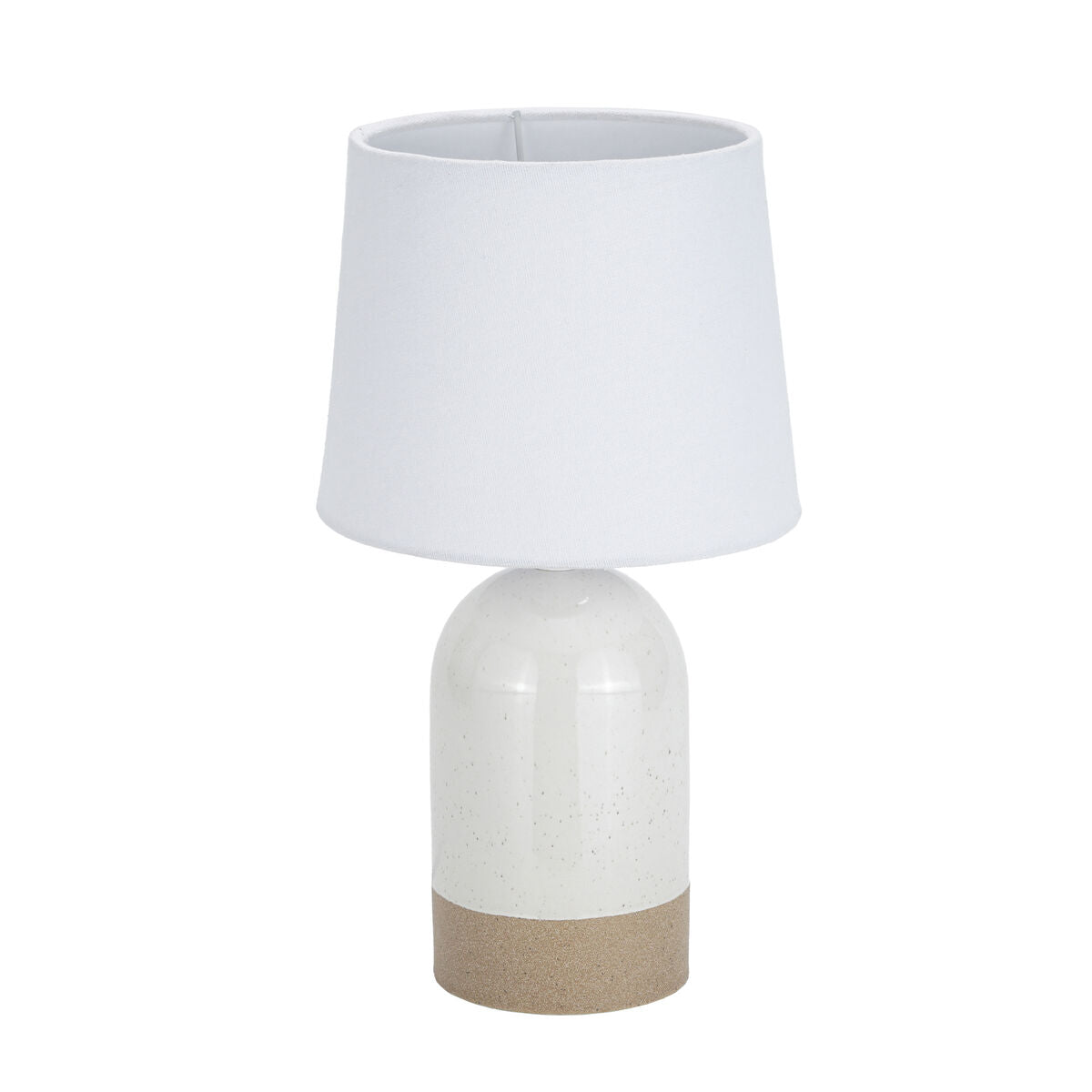 Lampe de bureau Versa Duo Blanc Lin Céramique 40 W 18 x 32,5 cm