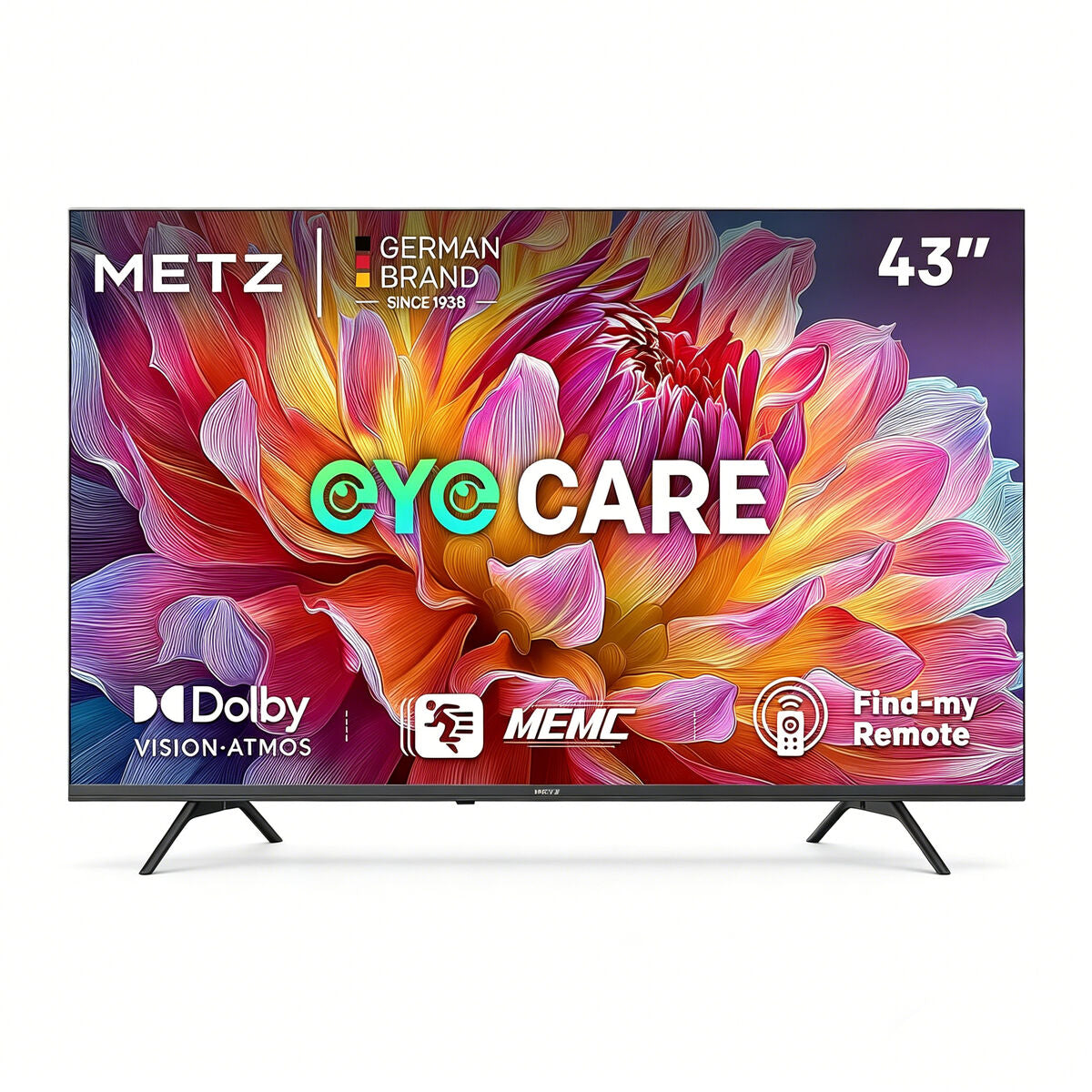 Metz Smart TV 43 pouces 4K Ultra HD QLED Google TV HDR Dolby Audio 43MUF7000Z