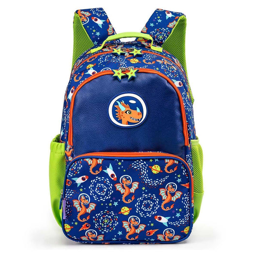 Milk&Moo Sac à dos enfant Ponix bleu ergonomique et rembourré résistant