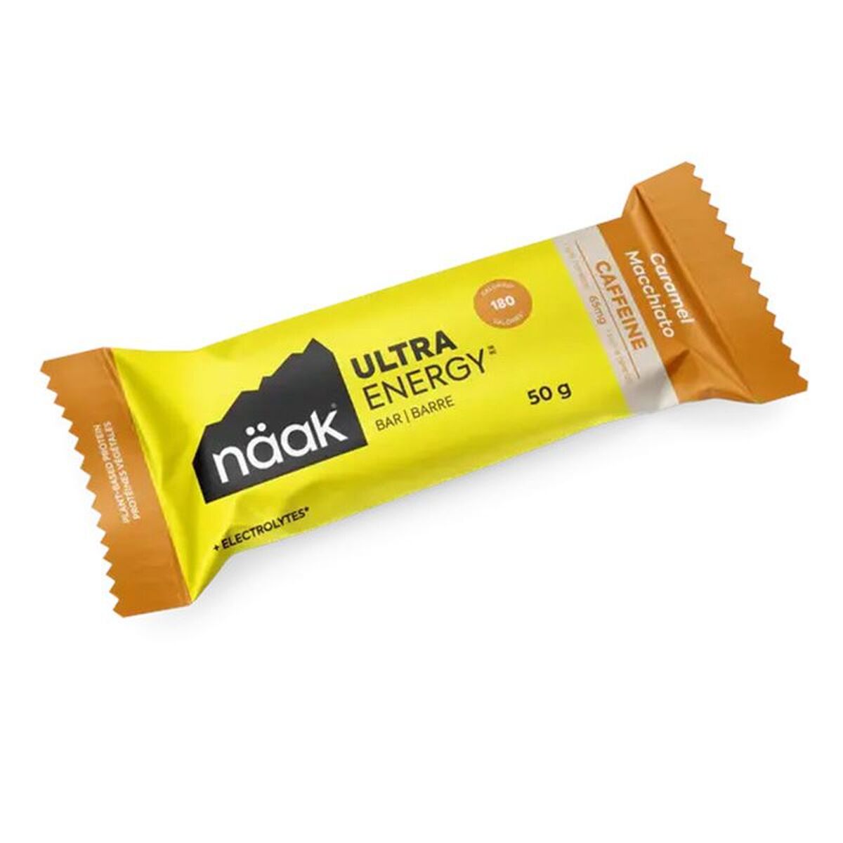 Petite barre énergétique naak Ultra Energy Caramel 50 g Café