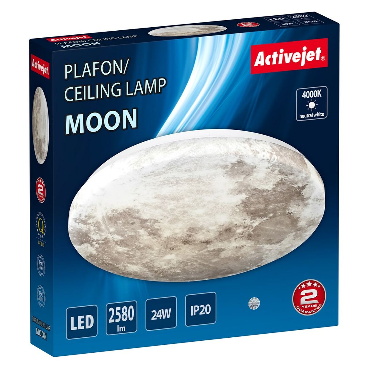Plafonnier Activejet AJE-MOON 24W 24 W 1920 lm (4000 K)