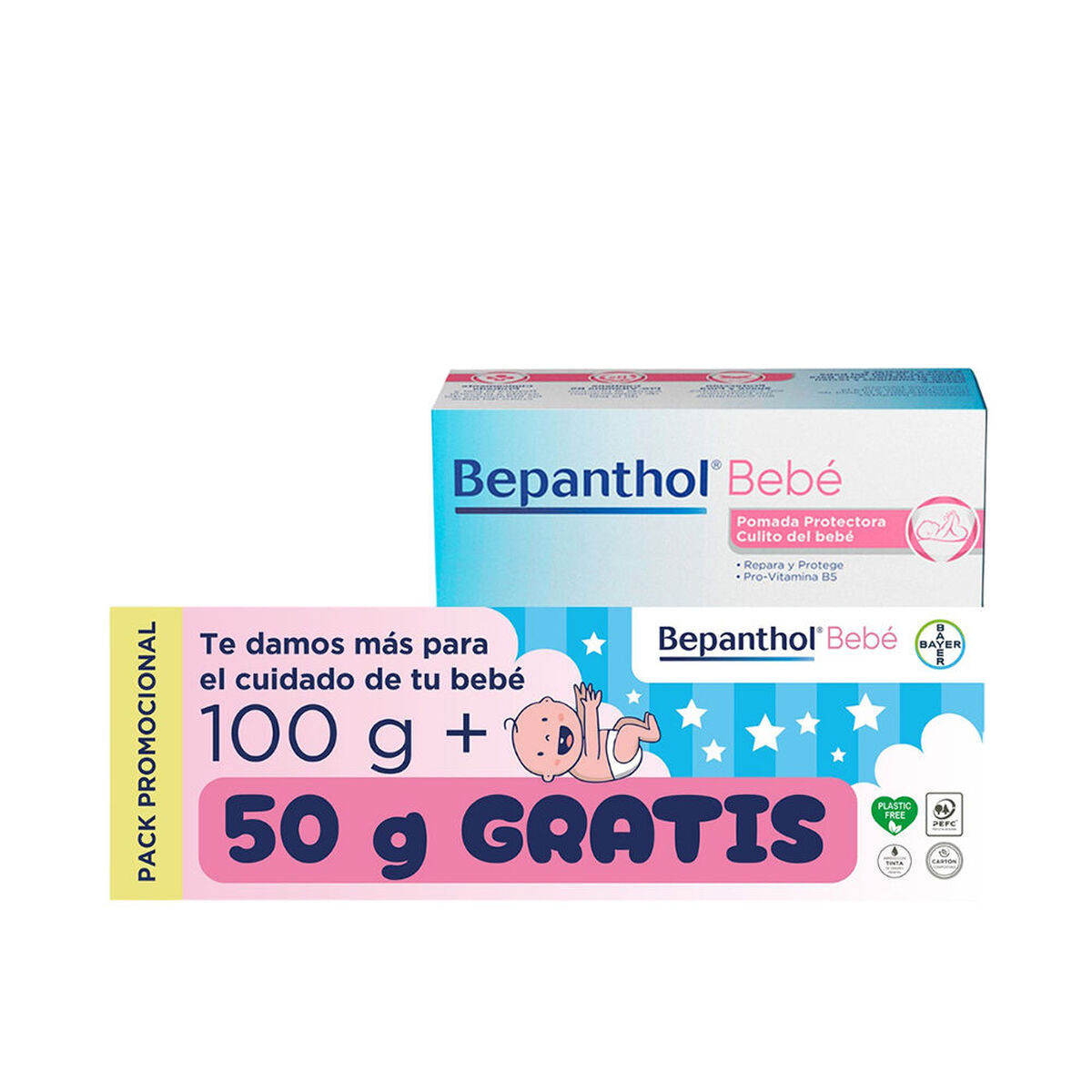 Protective Nappy Cream Bepanthol BEPANTHOL BEBÉ 2 Pieces