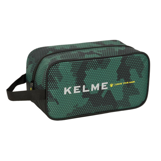 Range-Chaussures de Voyage Kelme Camo Noir Vert 29 x 15 x 14 cm