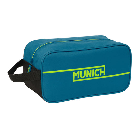 Range-Chaussures de Voyage Munich Land Noir Vert 29 x 15 x 14 cm